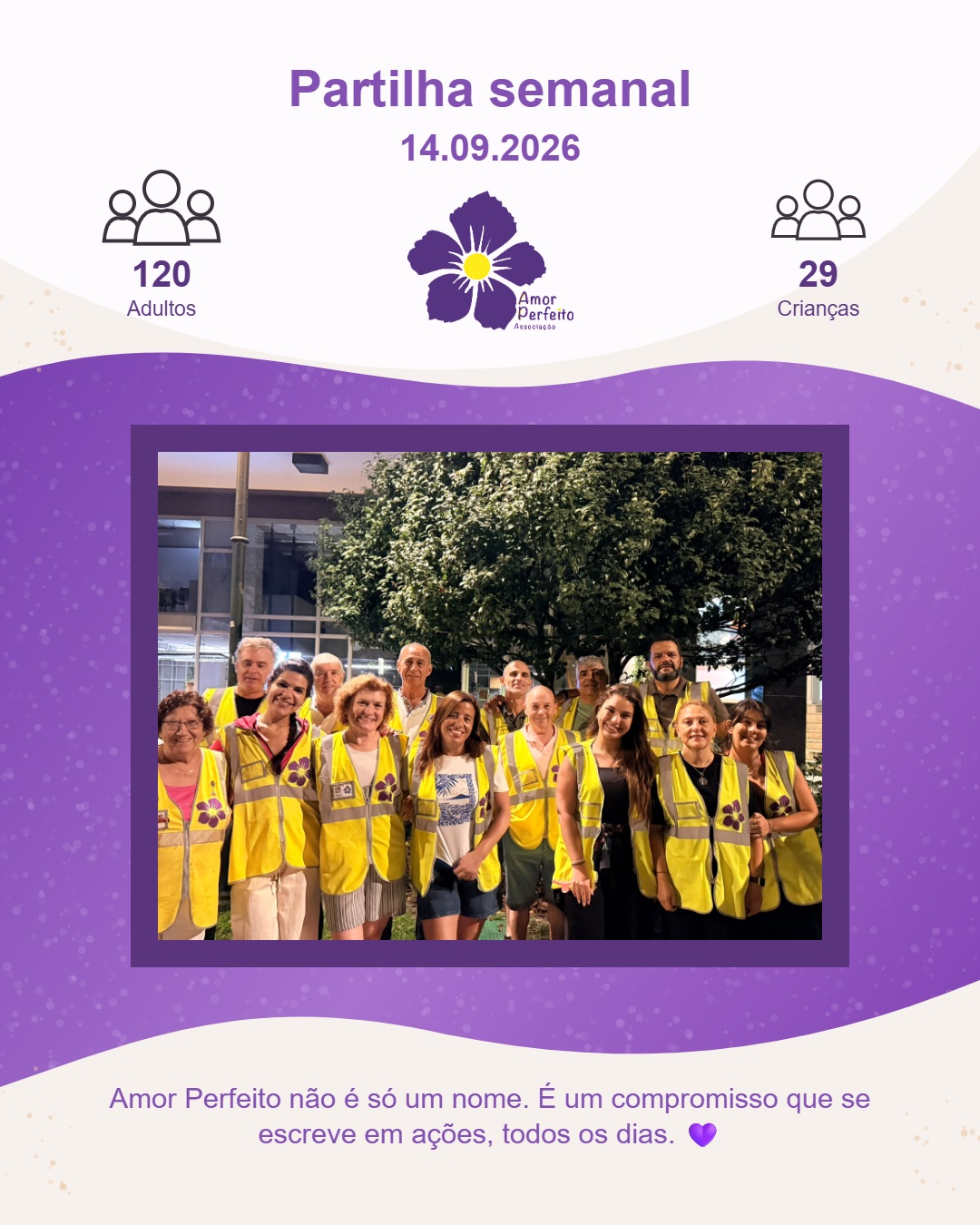 Partilha semanal — 14.09.2026